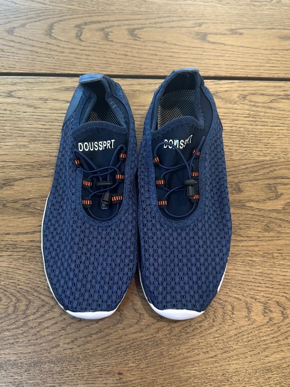 New DOUSSPRT Men's Blue Water Shoes Size 42 (Us 8.5 - 9) Summer Beach Pool Shoes